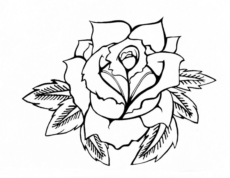 Traditional Rose Tattoo By Laugh Until You Cry On Deviantart