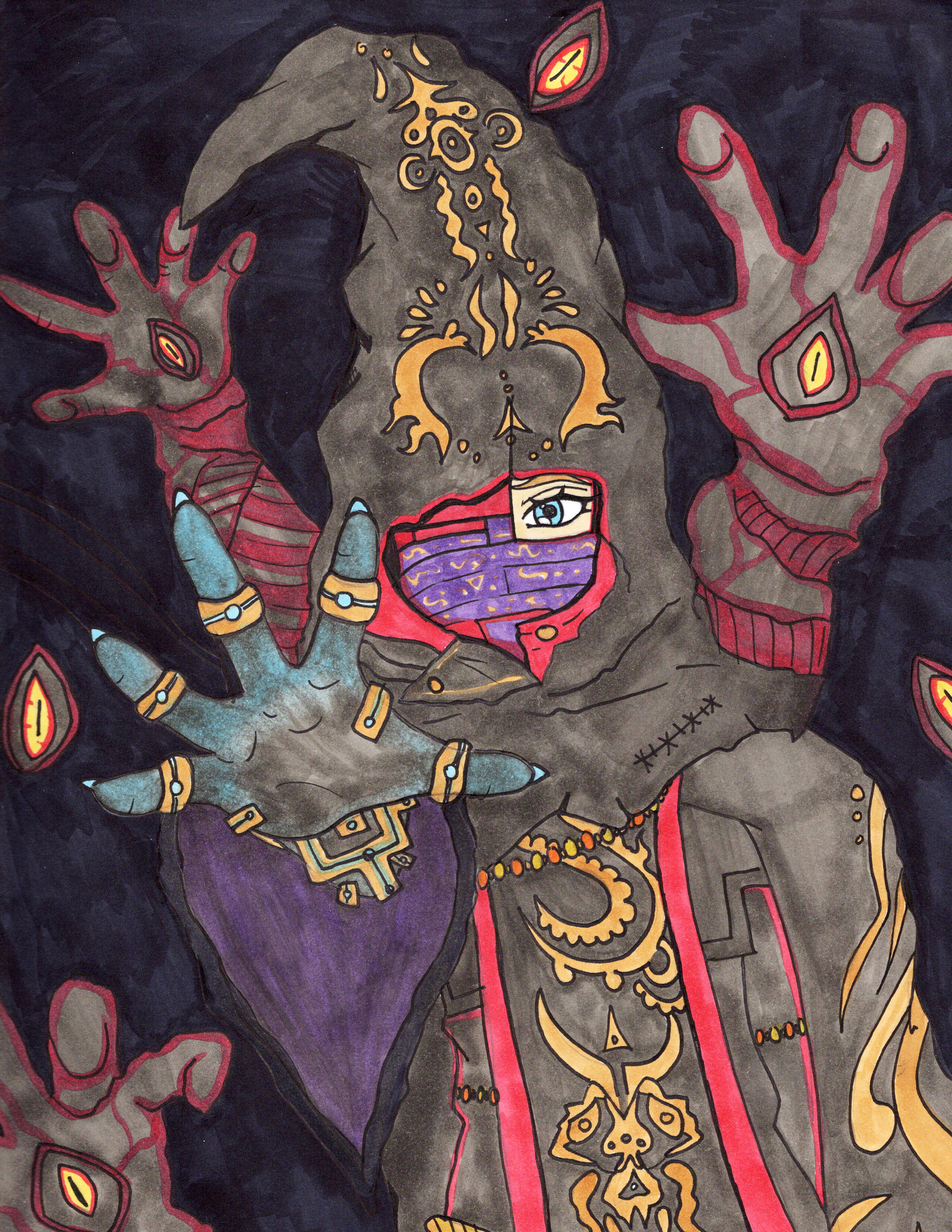 Tears of the kingdom depths armor by PumpkinMiss on DeviantArt