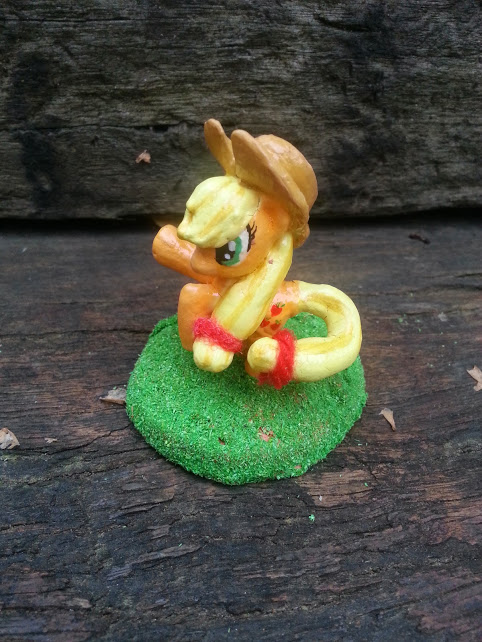 Applejack mini figure custom