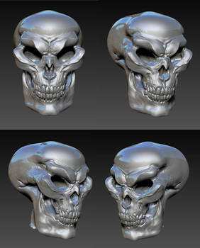 glazed skull
