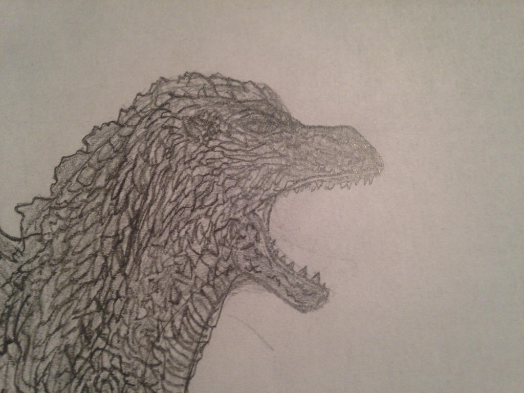 Godzilla head by Stevebomer24 on DeviantArt