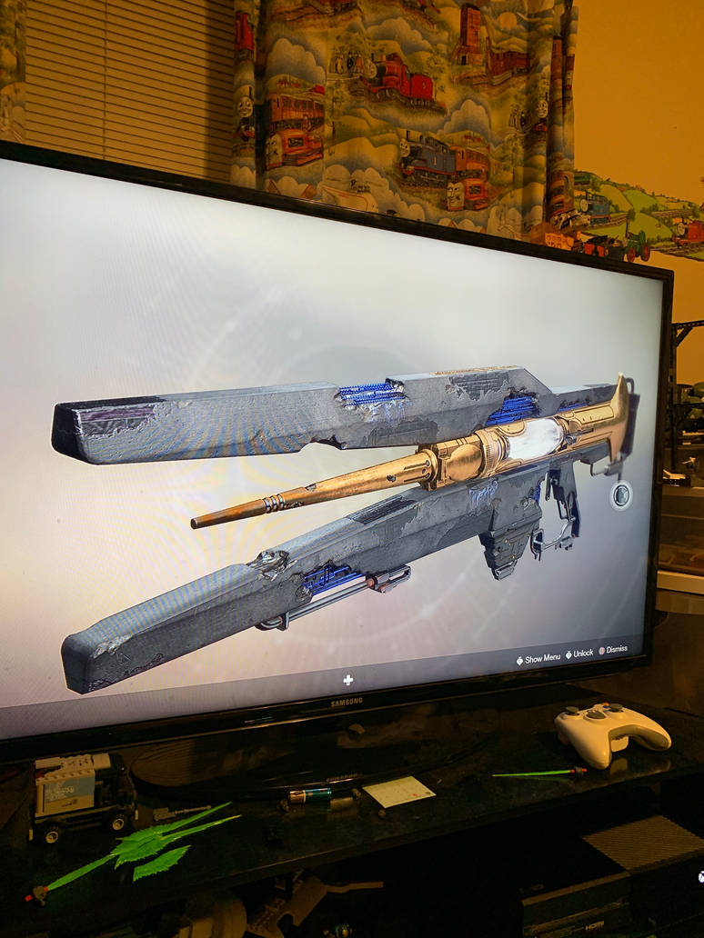 D2 exotic trace rifle divinity by pugwash1 on DeviantArt