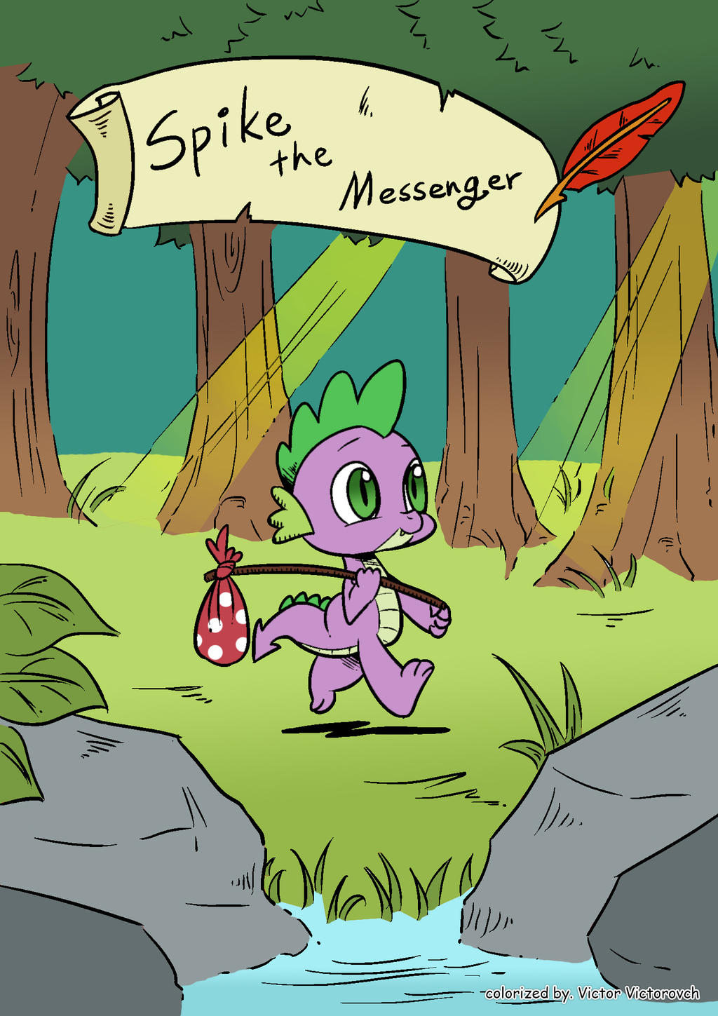 Spike The Messenger #0 colored By VictorVictorovch