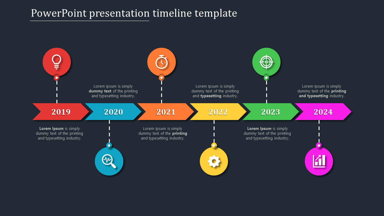 Mẫu Timeline PPT cho thuyết trình PowerPoint là một công cụ mạnh mẽ để thể hiện sự tiến triển của một dự án hoặc sự kiện. Với các mẫu thiết kế đặc sắc, bạn có thể tạo ra một bài thuyết trình chuyên nghiệp và ấn tượng.