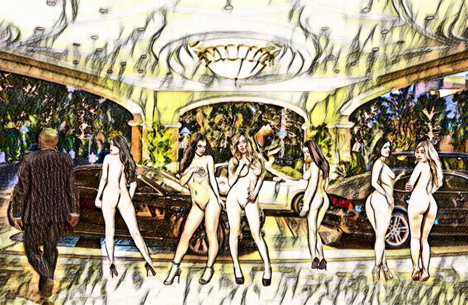 Shely And Sophia Get Naked At Casino2-sketch