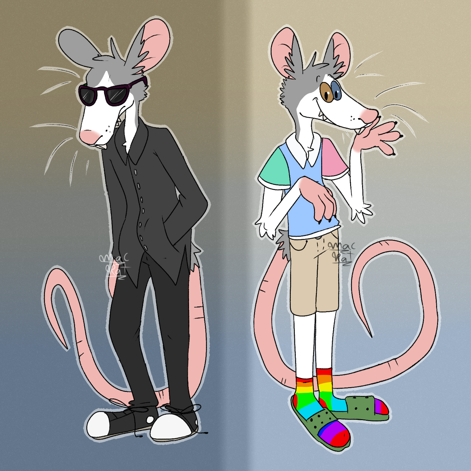 Rat Deviantart Duality of Rat by Mac-Rat on DeviantArt