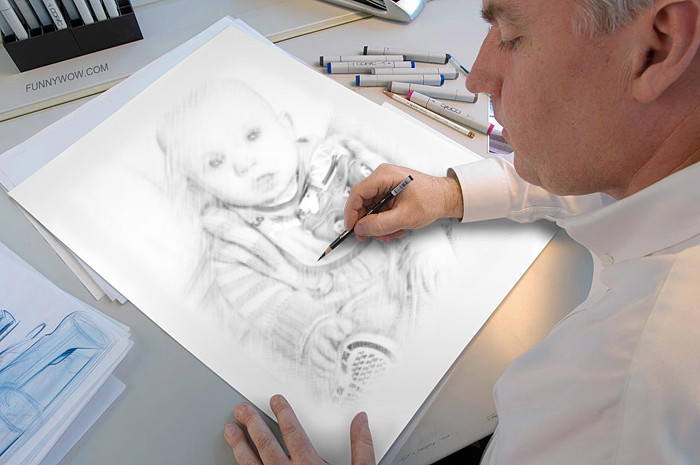 scetch of my godson x