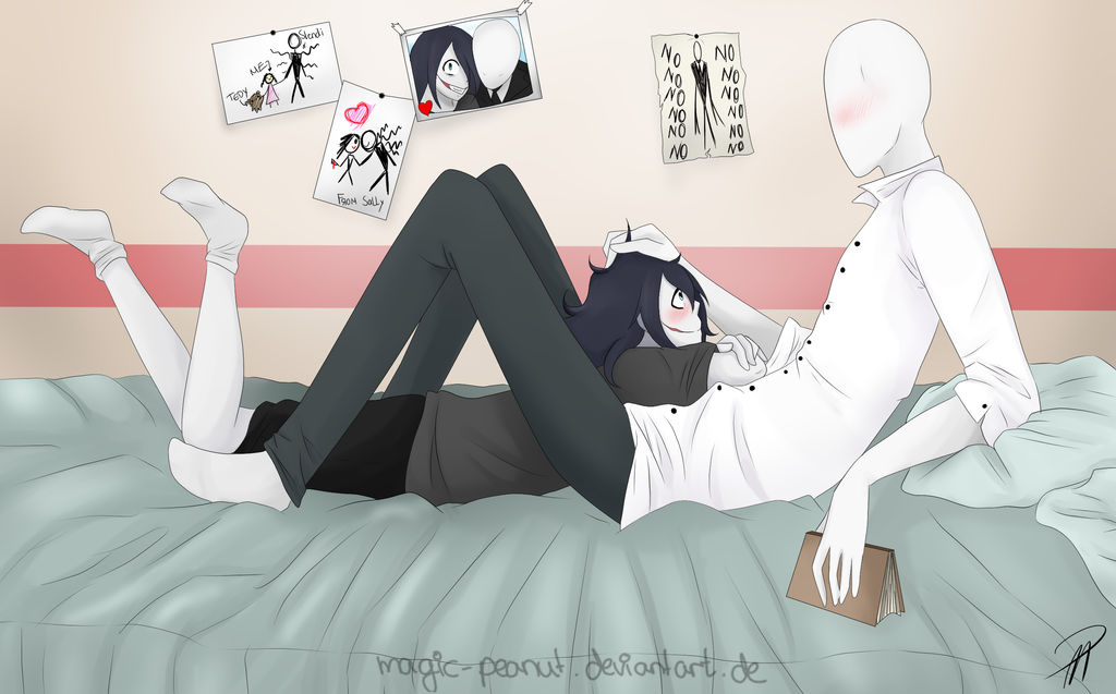 Slenderman X Jeff The Killer Hey There By Magic Peanut On Deviantart