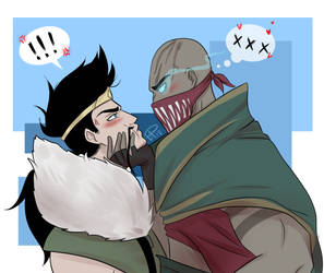 You look cute. You are mine now // Pyke x Draven