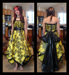 Caution Tape Dress