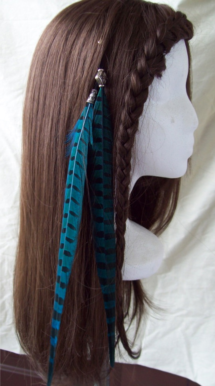 Turquoise Feather Fall 1