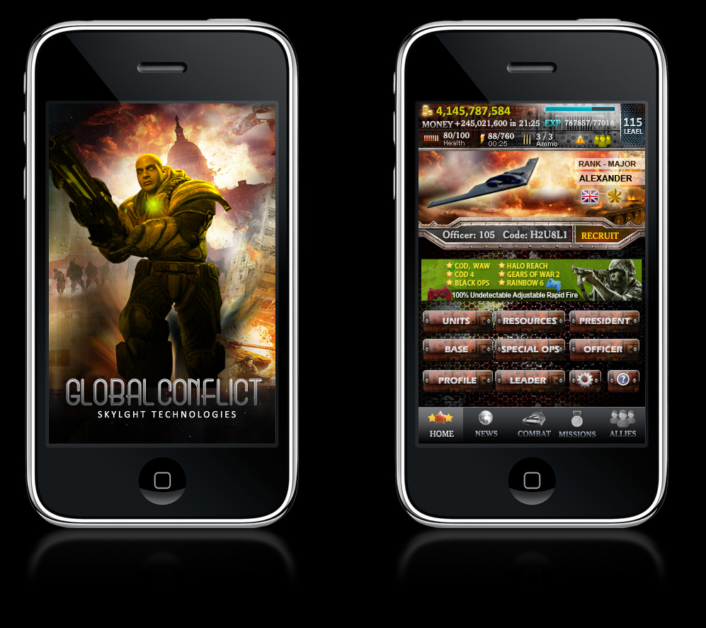 Mobile Game Interface. by vinoyd on DeviantArt