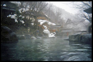 Minakami Onsen in winter 3