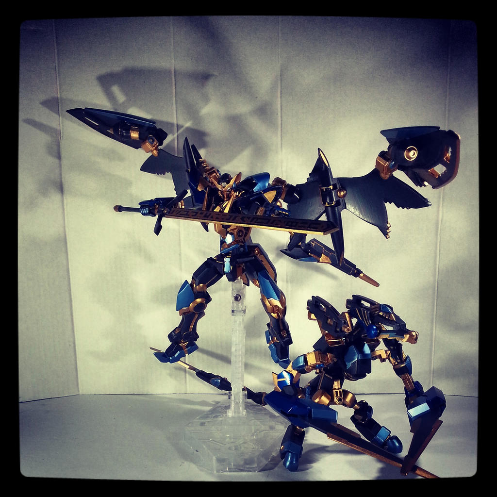 Gundam Kitbash Exia DM - Vengence Poses 8.., by s00nk1a on DeviantArt