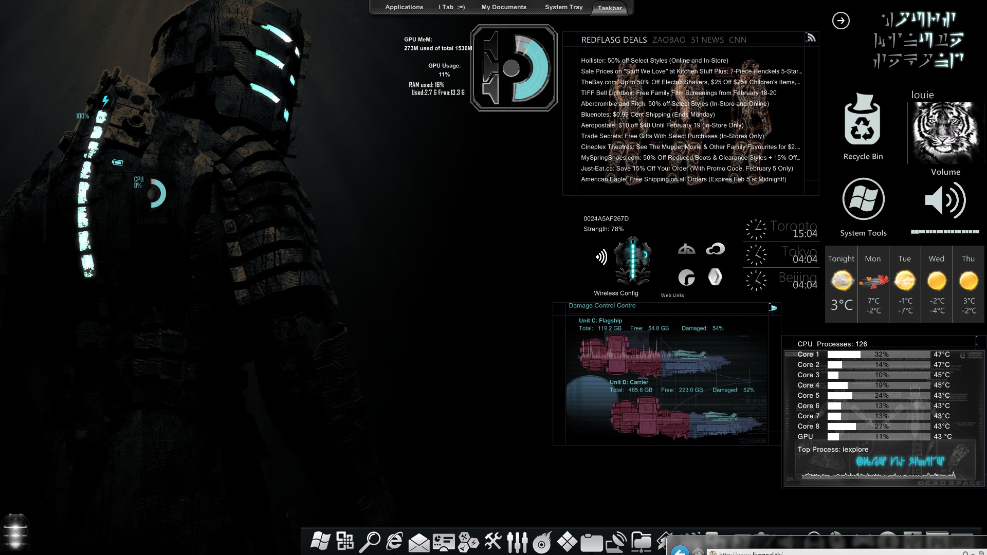 Dead space RIG desktop screen shoot