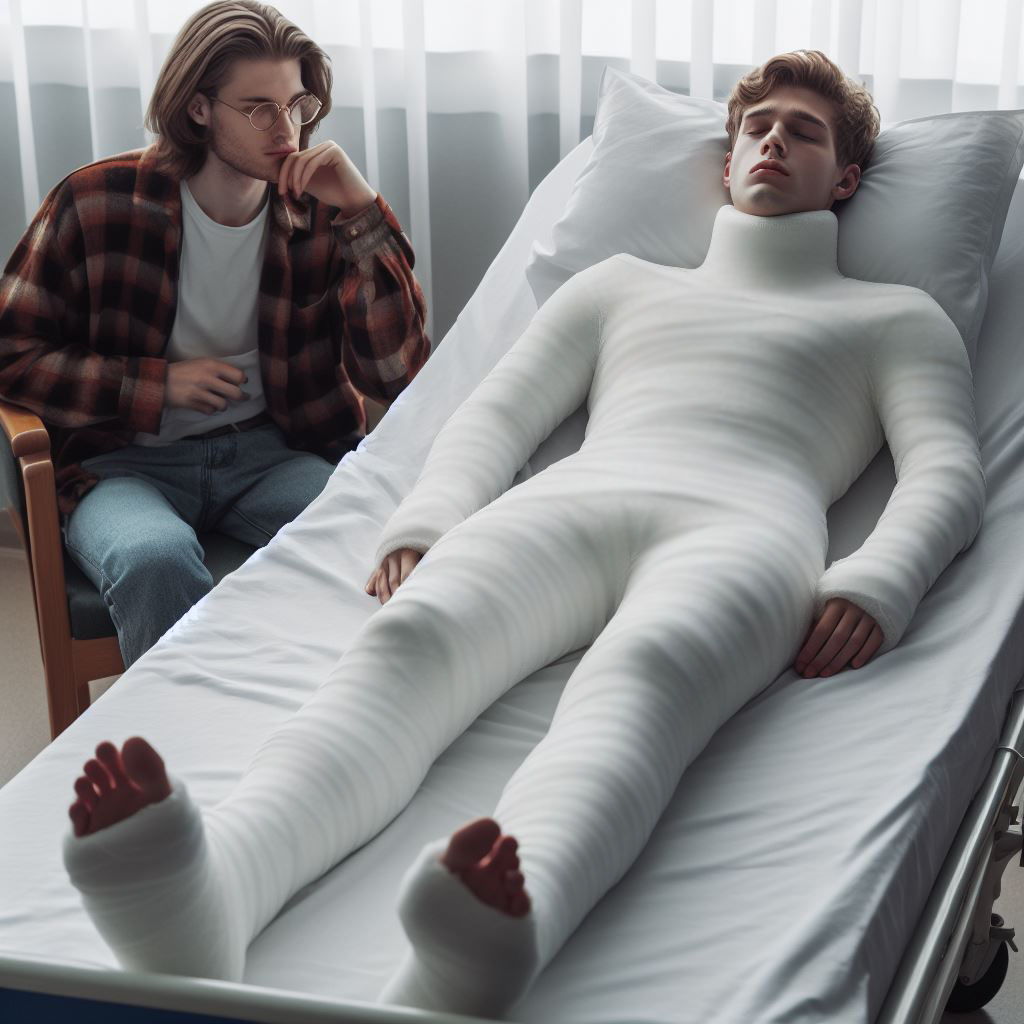 First Body Cast Ronnie's Full Body Cast by kittywitch92 on DeviantArt