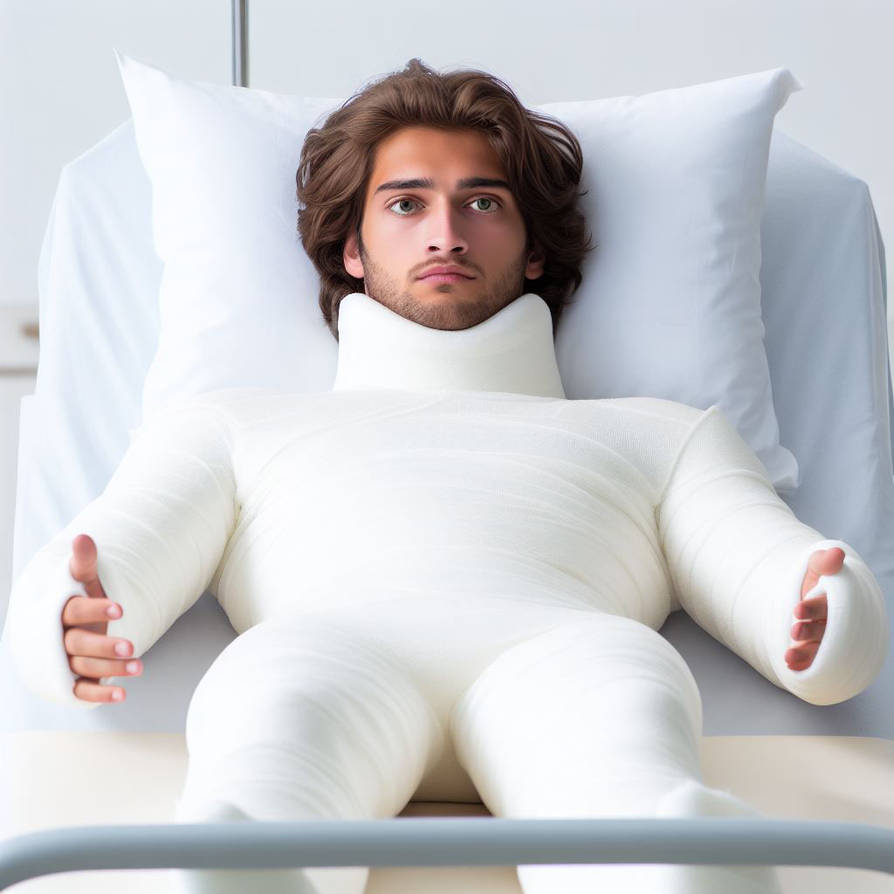 Raj's New Full Body Cast by kittywitch92 on DeviantArt