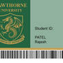 Raj's Student ID
