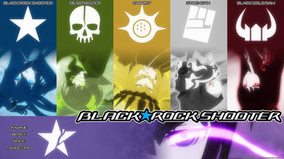 Black Rock Shooter - Wallpaper with Names