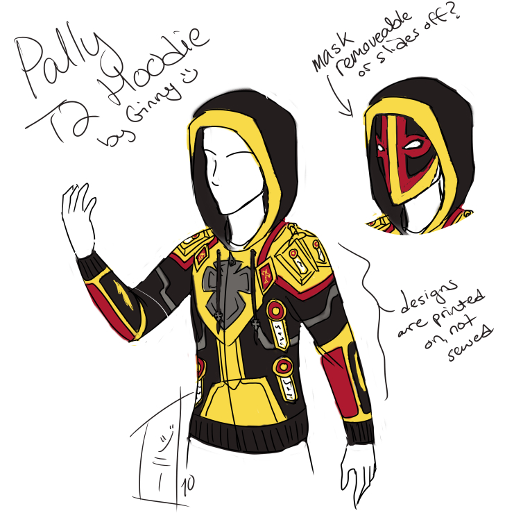 Paladin T2 Hoodie Concept Art