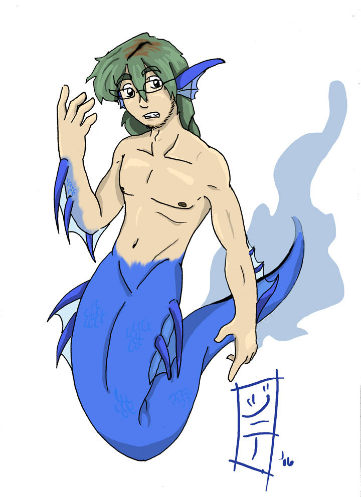 Merman Adam by Immamoonkin on DeviantArt