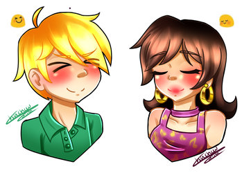 [Emoji Challenge] Danny  And Lisa ~ B3 and C8