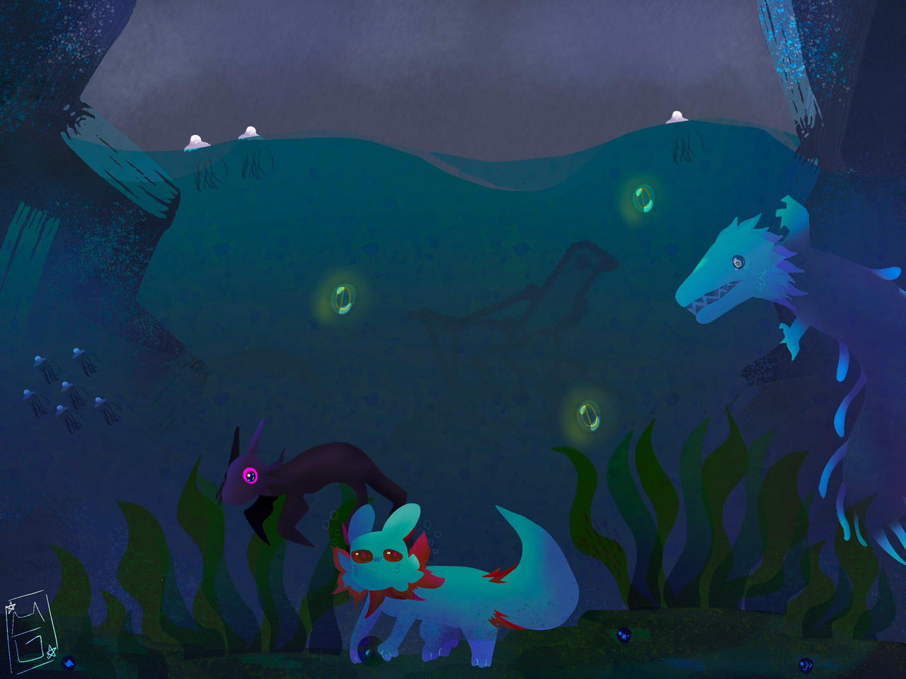 Rivulets Swim by minersbIog on DeviantArt