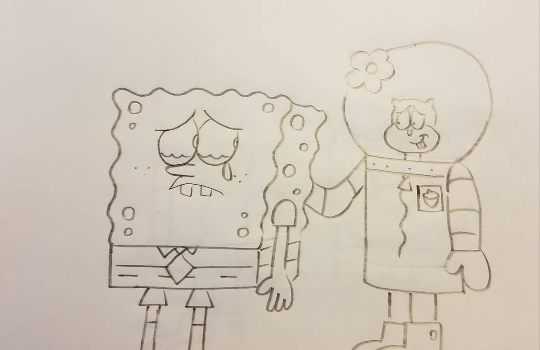 Sandy Hug Sandy Comforting Spongebob by PatrickSiegler1999 on DeviantArt