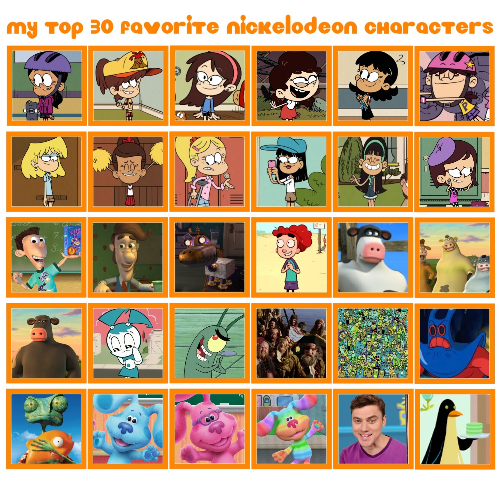 List Of All Nickelodeon Characters