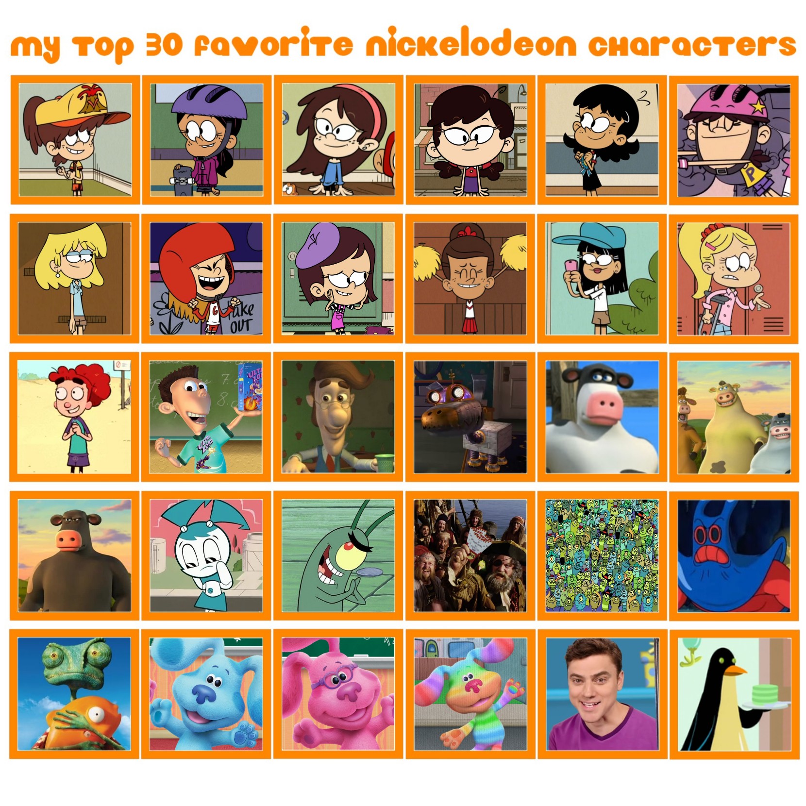 My Top 30 Favorite Nickelodeon Characters by PatrickSiegler1999 on DeviantArt My Top 30 Favorite Nickelodeon Characters by PatrickSiegler1999 on DeviantArt