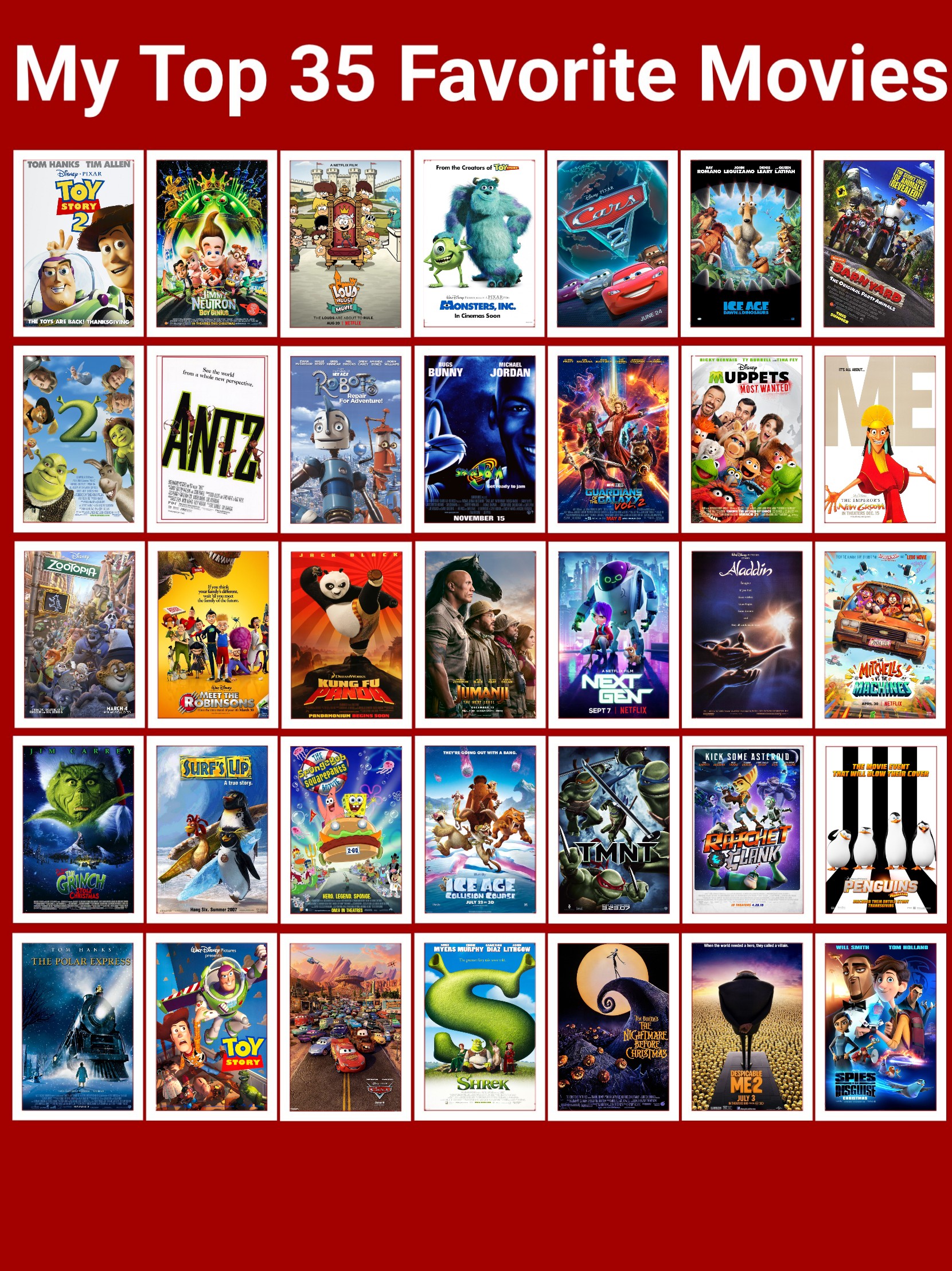My Top 35 Favorite Movies by PatrickSiegler1999 on DeviantArt