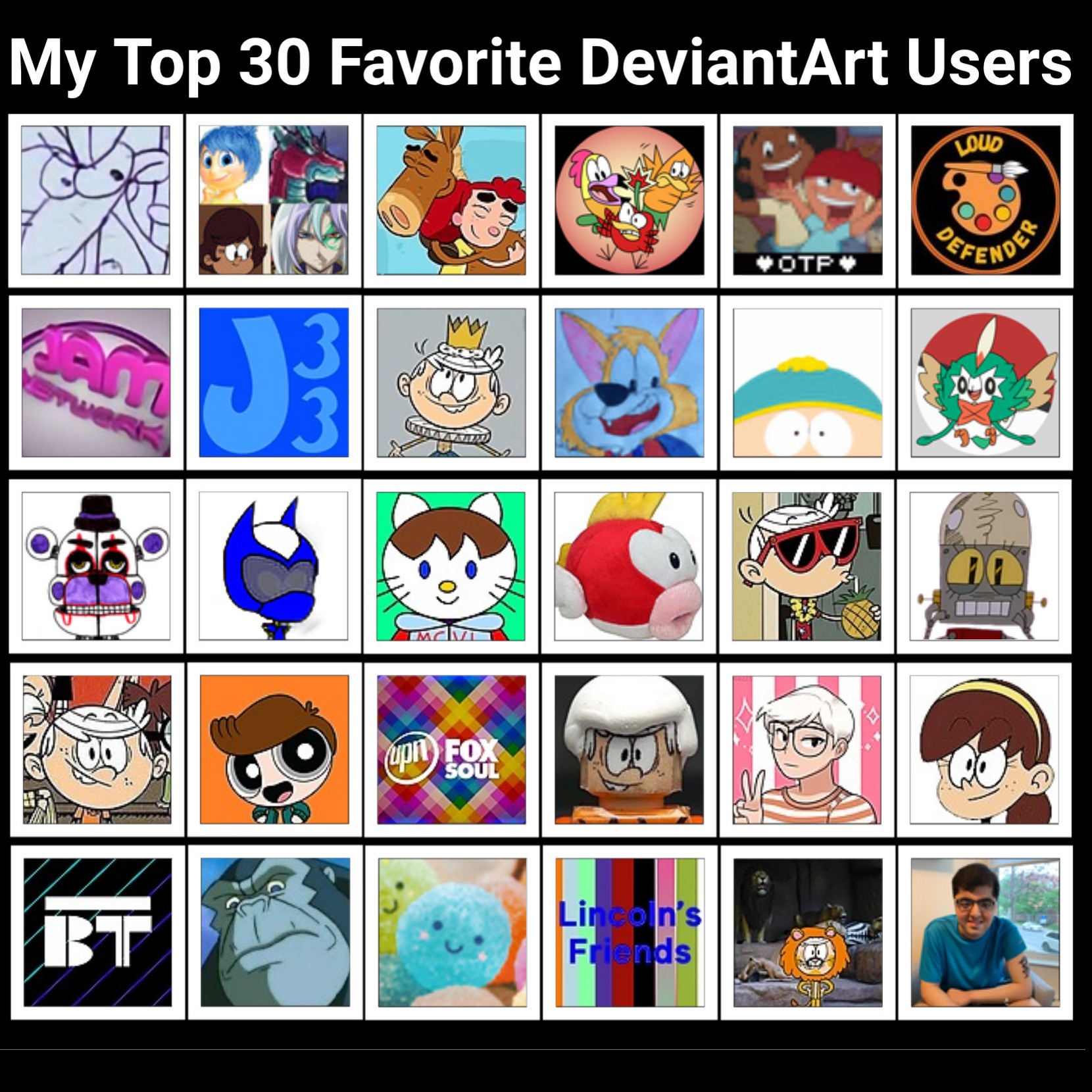 What Deviantart My Top 30 Favorite DeviantArt Users by PatrickSiegler1999 on DeviantArt