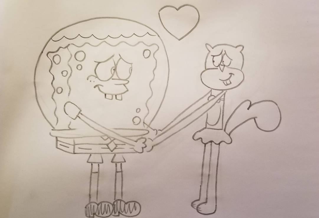 Sandy Hug Spongebob and Sandy in Love by PatrickSiegler1999 on DeviantArt
