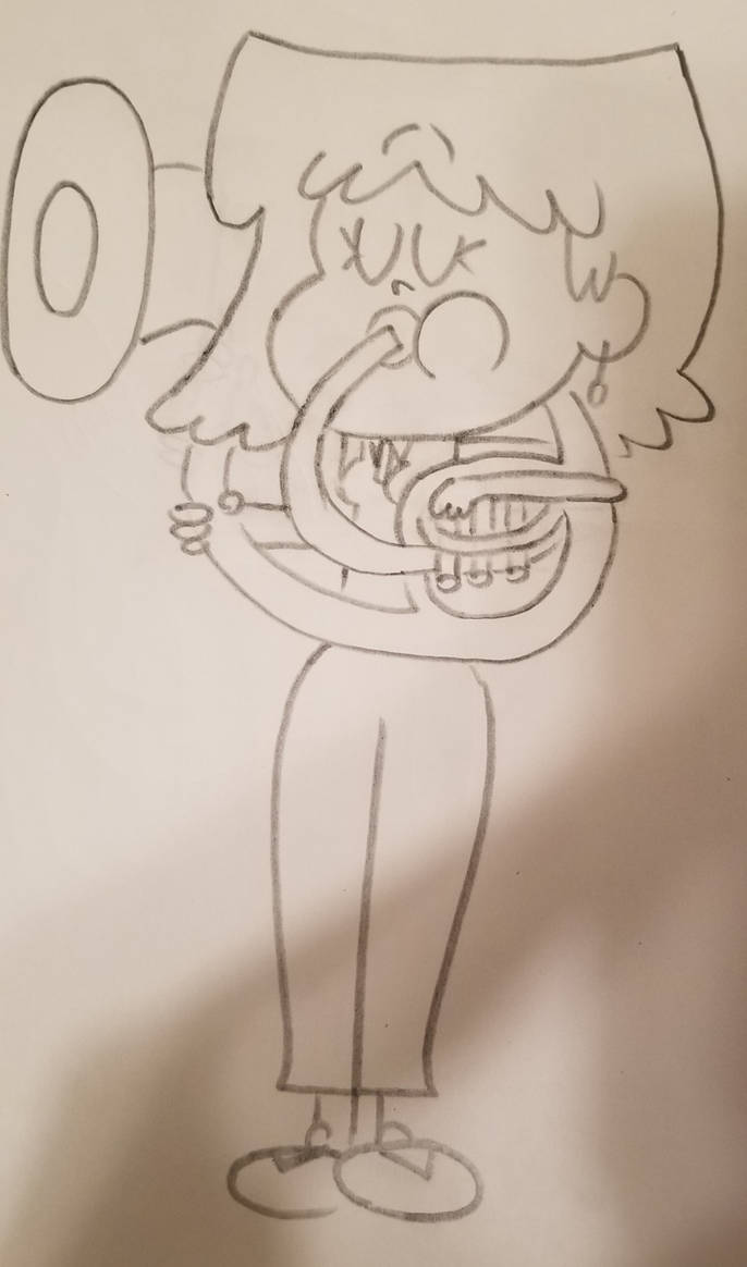Adult Lori Playing a Sousaphone by PatrickSiegler1999 on DeviantArt