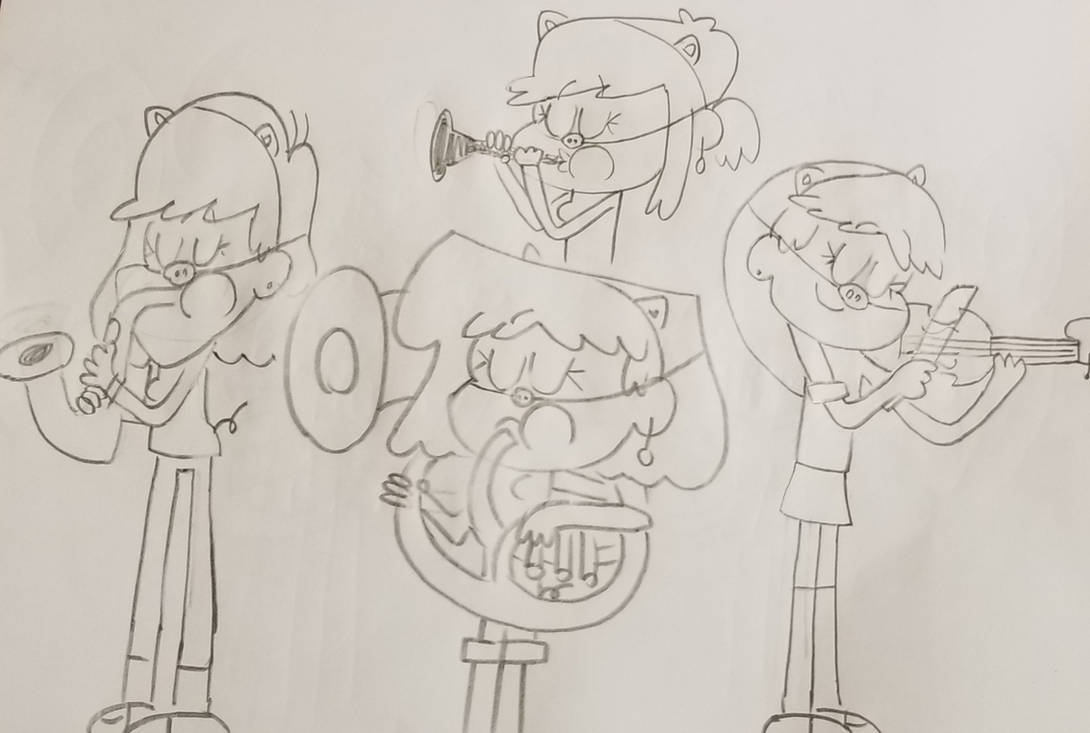 Lori and Her Friends as Pigs Playing Instruments by PatrickSiegler1999 ...