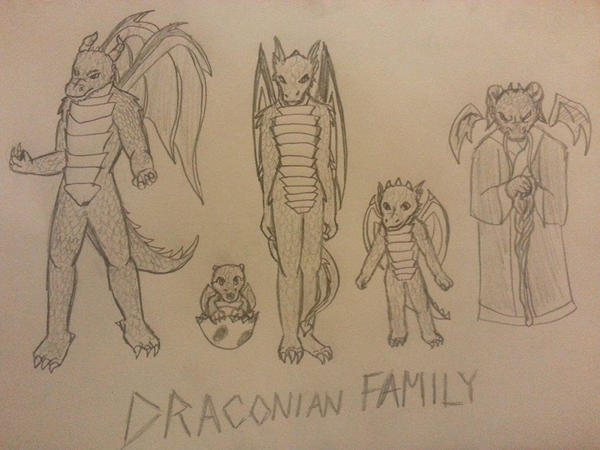 Draconian Family Sketches