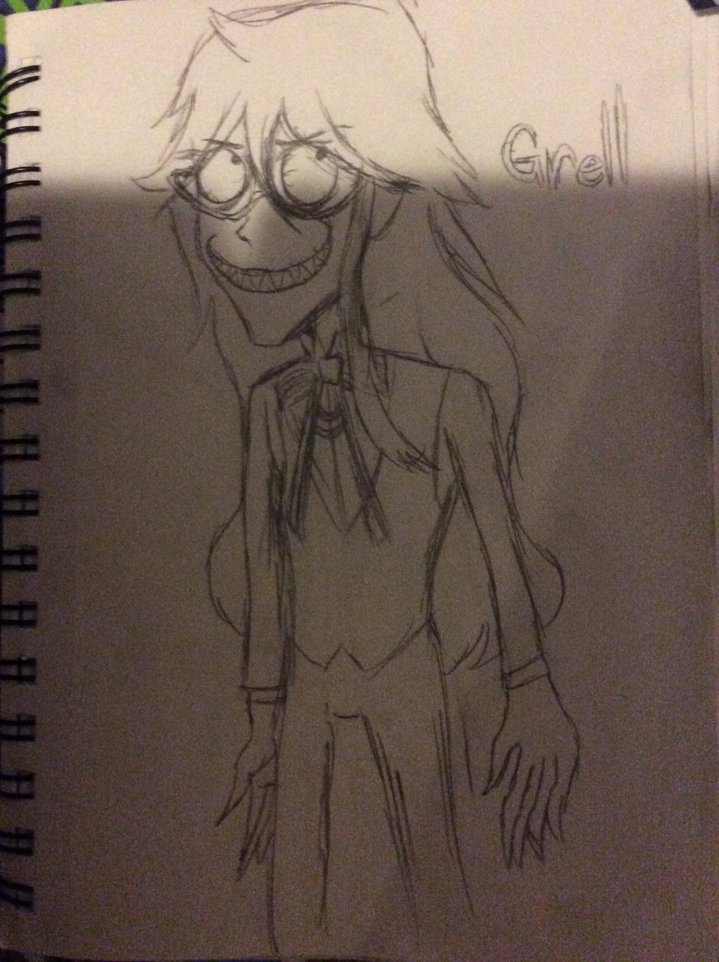 Grell Sutcliff in Tim Burton's style