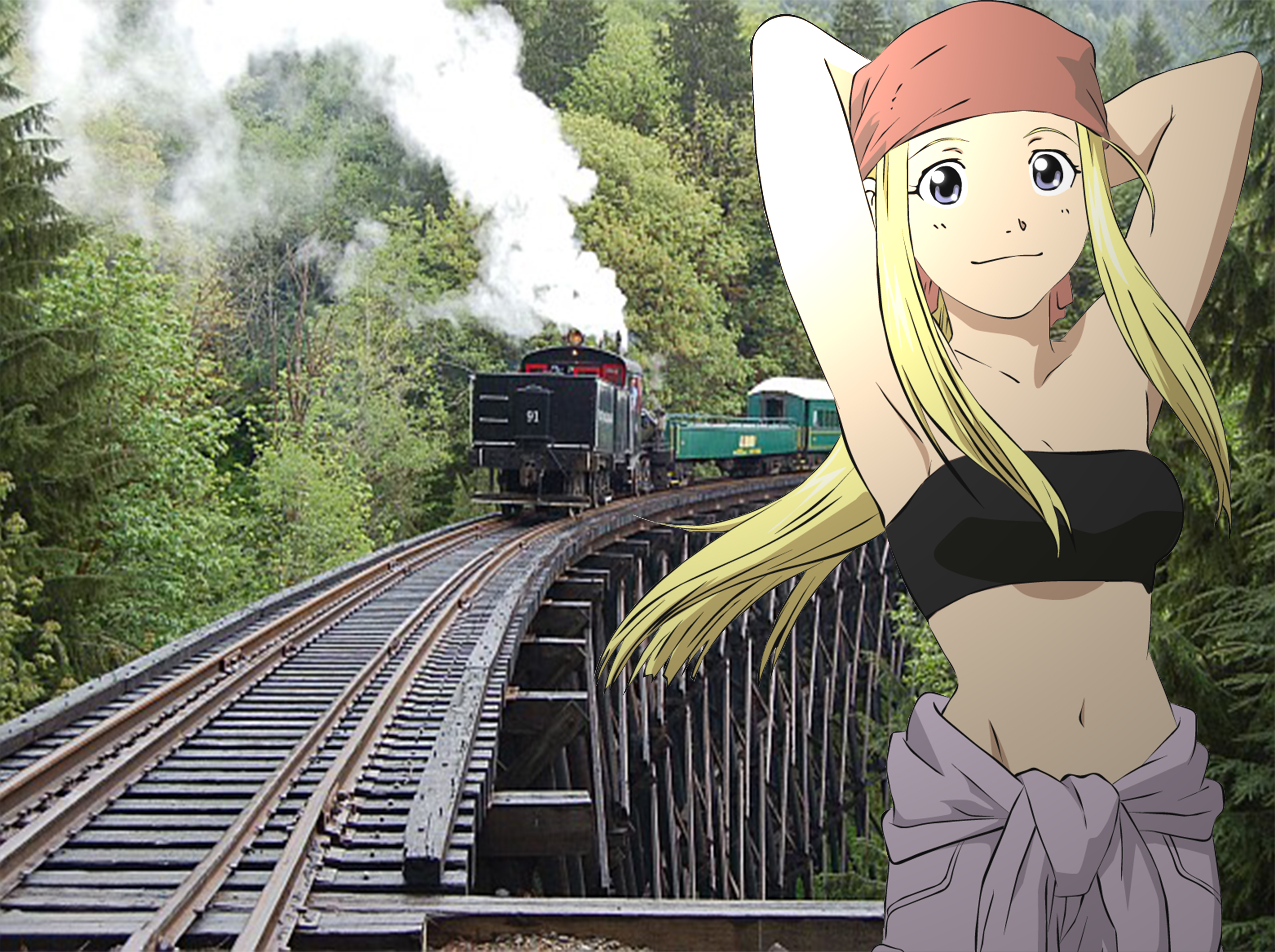 Giantess Winry Rockbell