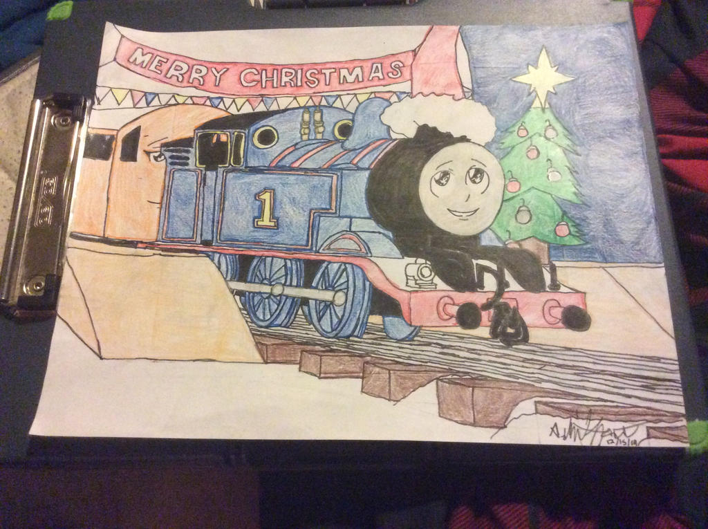 Thomas and the Christmas Party by doctorwhooves253 on DeviantArt
