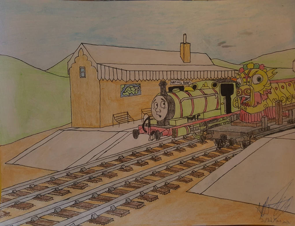 Thomas, Percy, and the Dragon - RWS AU by doctorwhooves253 on DeviantArt