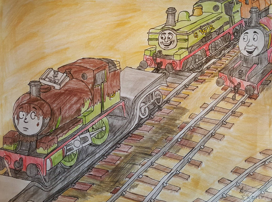 Percy's Chocolate Crunch - RWS AU by doctorwhooves253 on DeviantArt