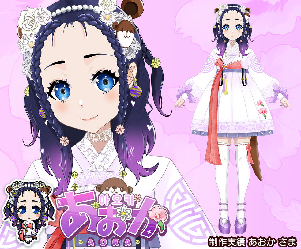 Aoka Deviantart Vtuber AOKA by naryu776 on DeviantArt