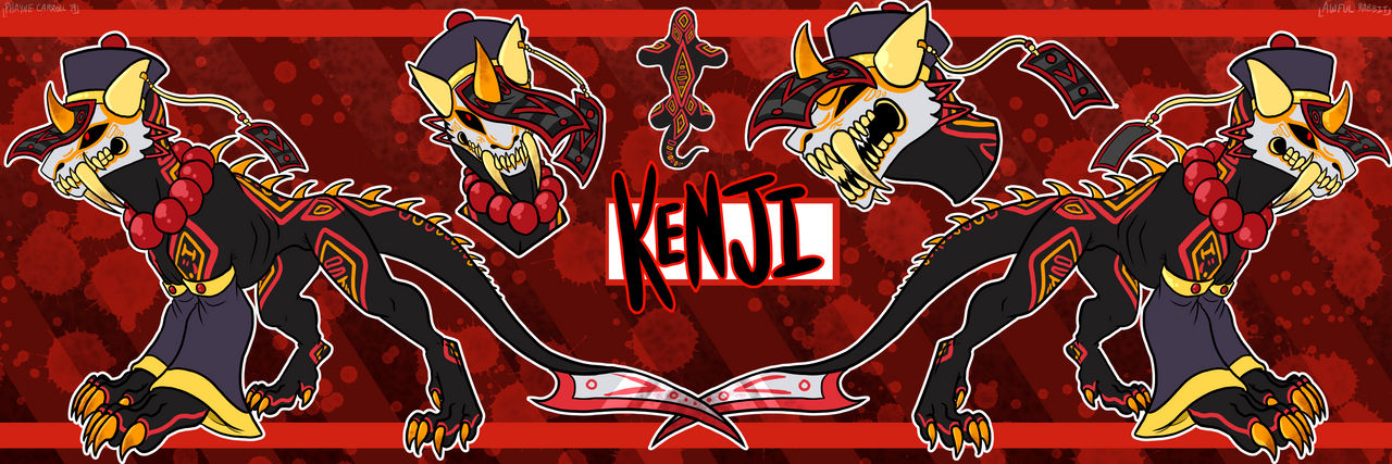Kenji Rabbit Kenji Reference Sheet by AwfulRabbit on DeviantArt