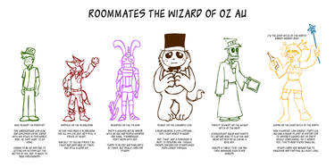 Roommates Wizard of Oz AU