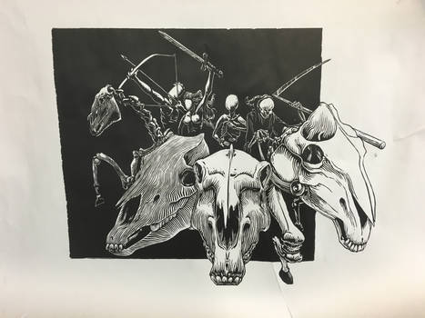 4 Horsemen print