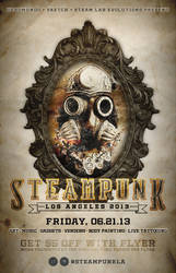 Steampunk Los Angeles 2013 Flyer (Back)