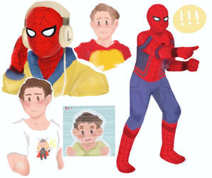 Spiderman Homecoming art dump