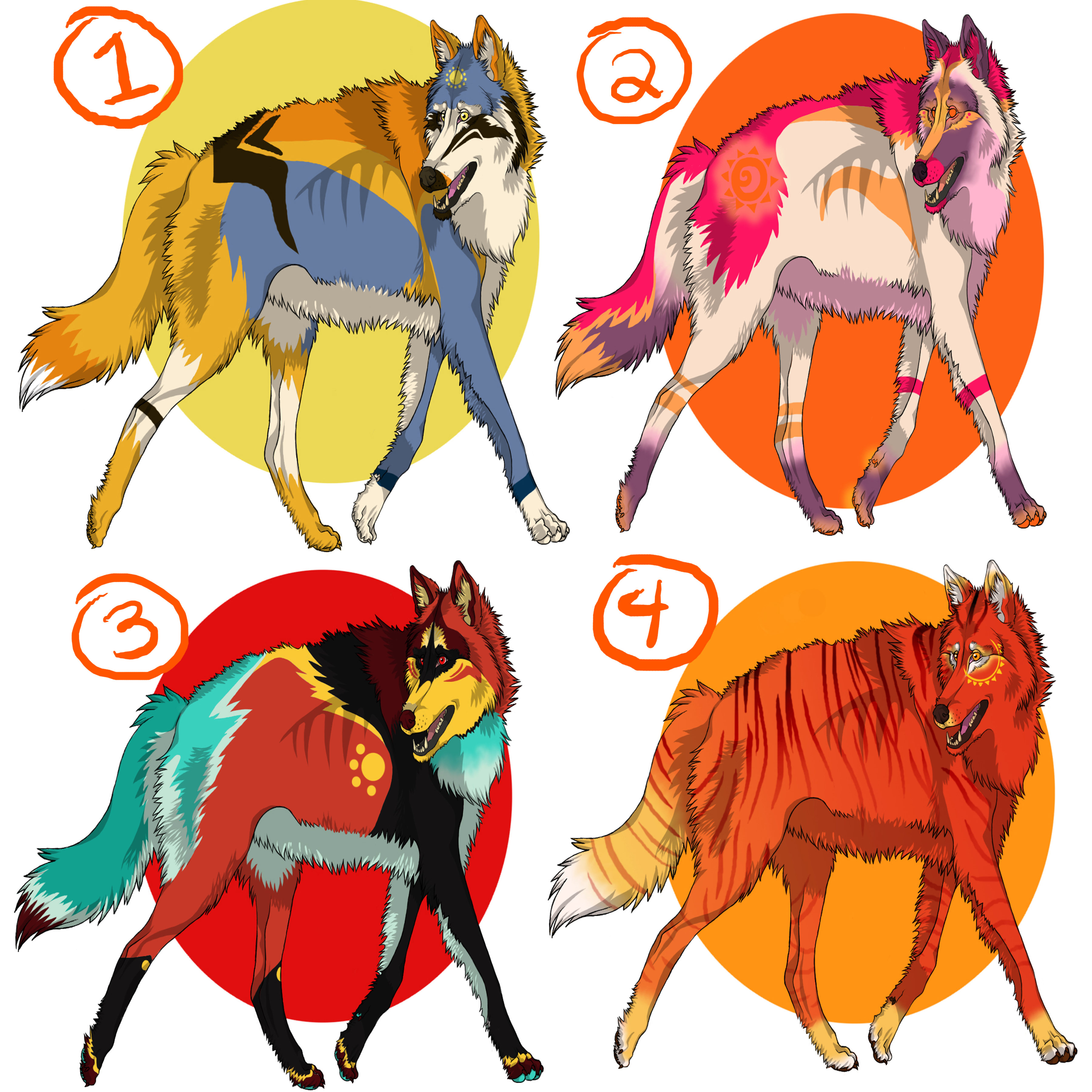 Sun Wolf Adoptables **OPEN**