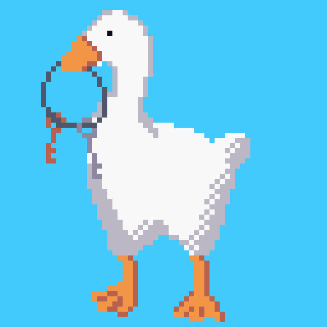 The Goose From Untitled Goose Game by kerobyx on DeviantArt