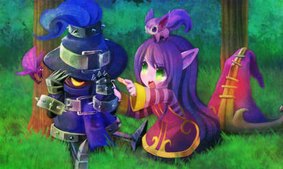League of Legends:Lulu want to bandaid him